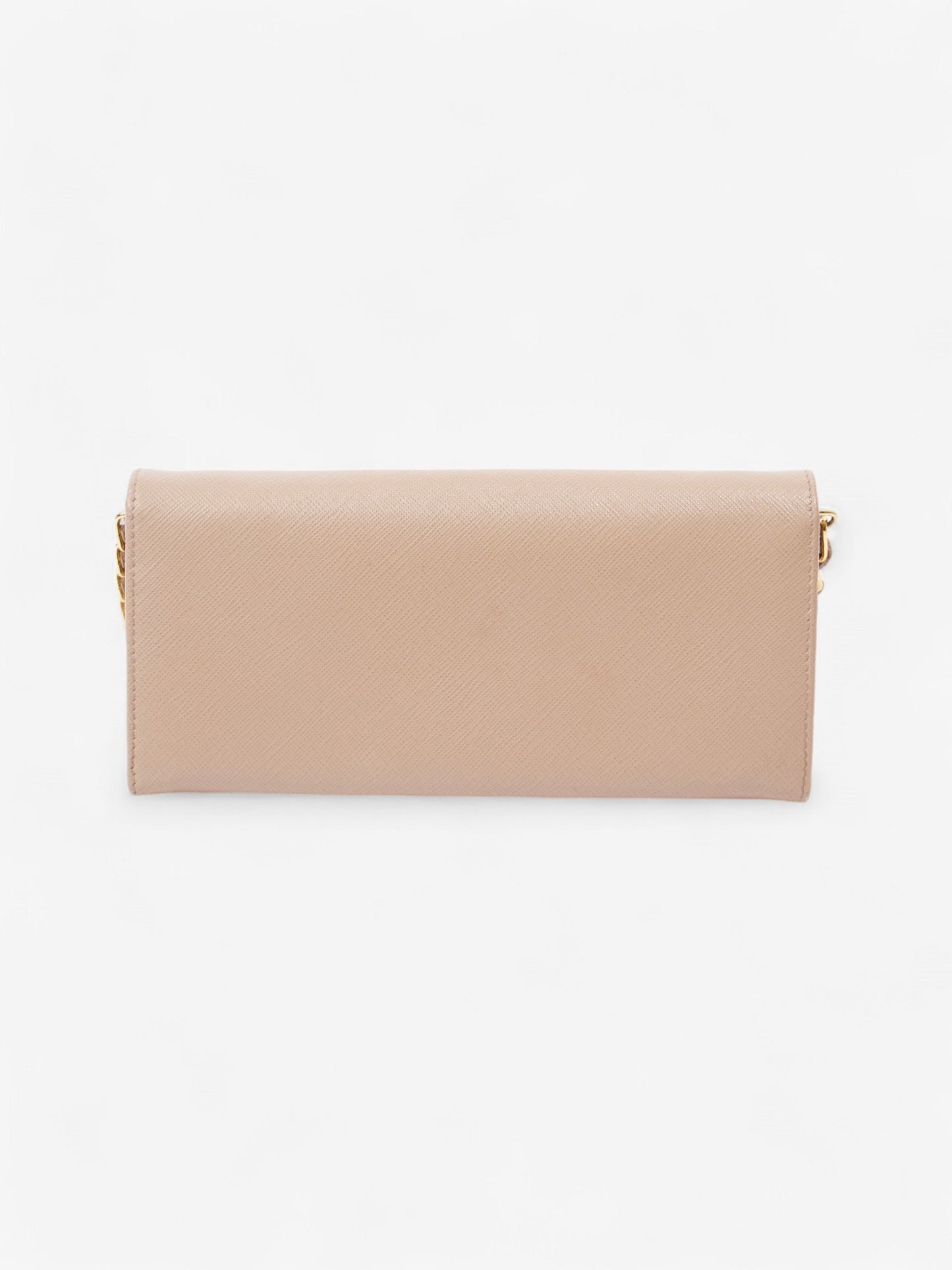 Prada Cameo Wallet on Chain Rose Beige  Saffiano Leather