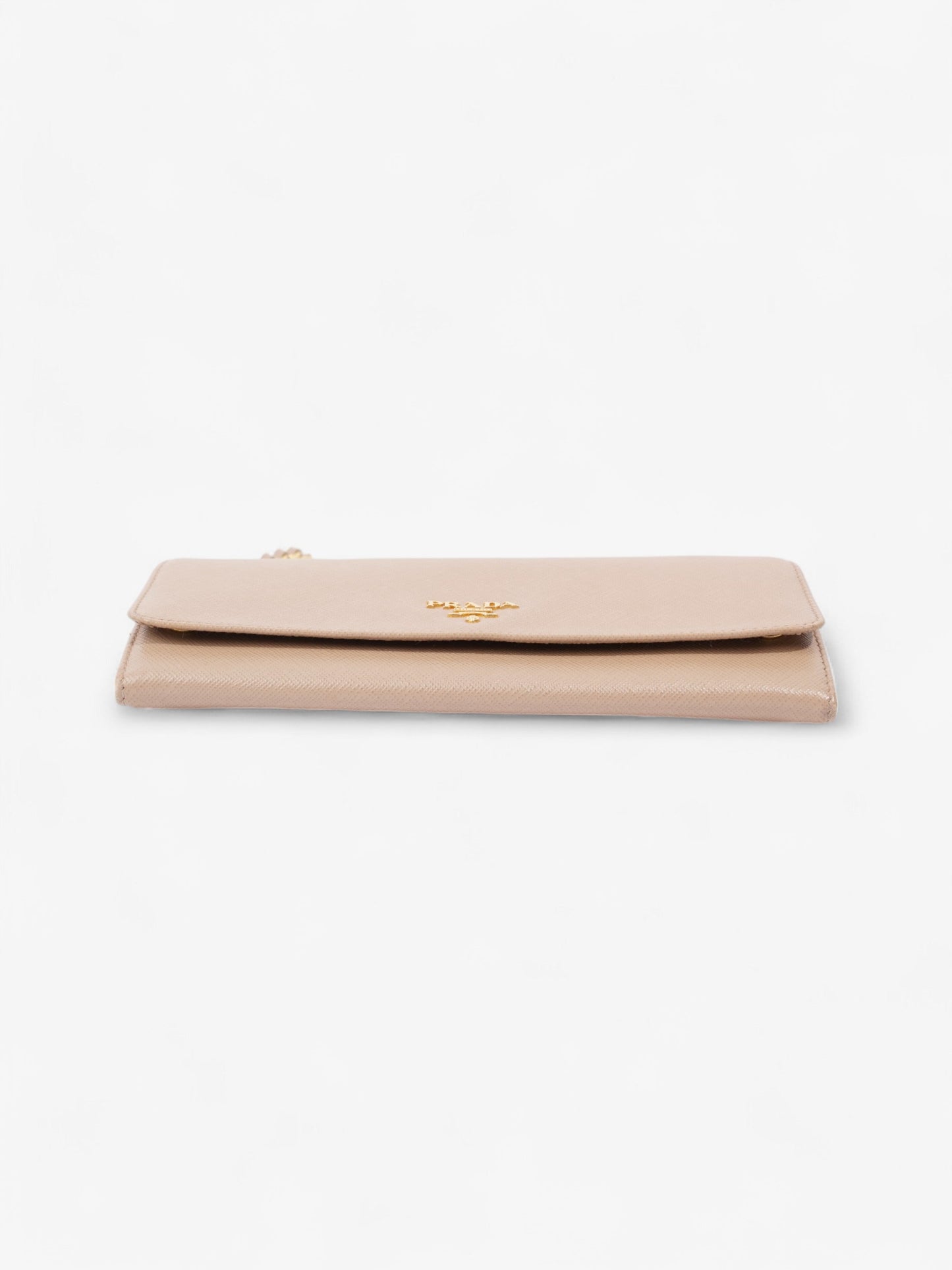 Prada Cameo Wallet on Chain Rose Beige  Saffiano Leather