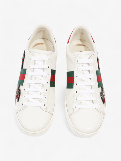 Gucci Ace Sneakers with Arrow White / Green / Red Leather EU 39 UK 6