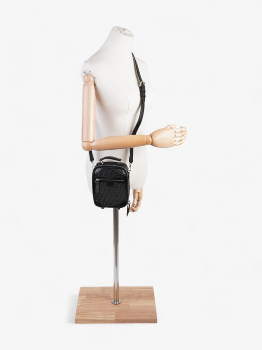 Fendi Trolley Bag Black Canvas Mini