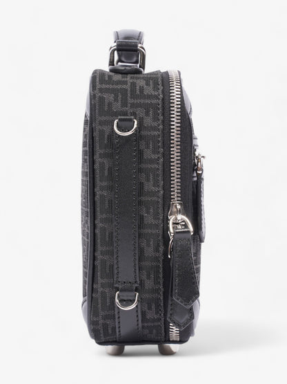 Fendi Trolley Bag Black Canvas Mini