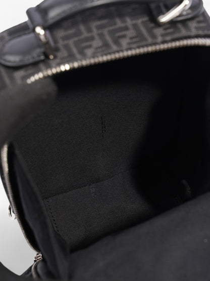 Fendi Trolley Bag Black Canvas Mini