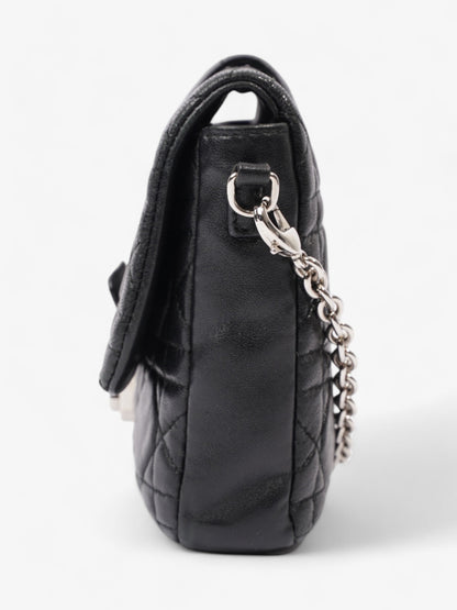 Christian Dior New Lock Black Lambskin Leather