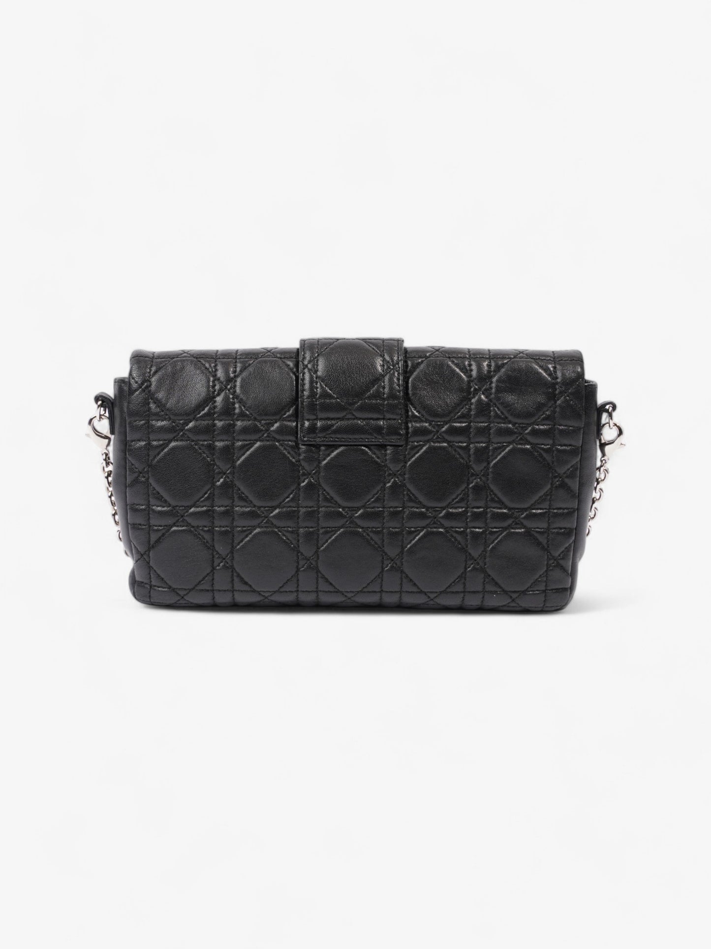 Christian Dior New Lock Black Lambskin Leather