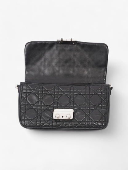 Christian Dior New Lock Black Lambskin Leather