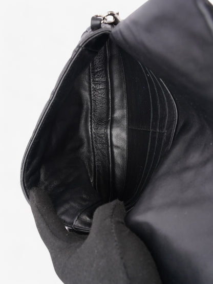 Christian Dior New Lock Black Lambskin Leather
