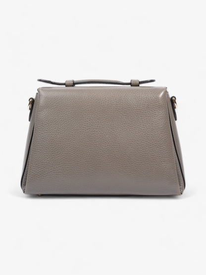 Gucci Dollar Interlocking G Grey Calfskin Leather