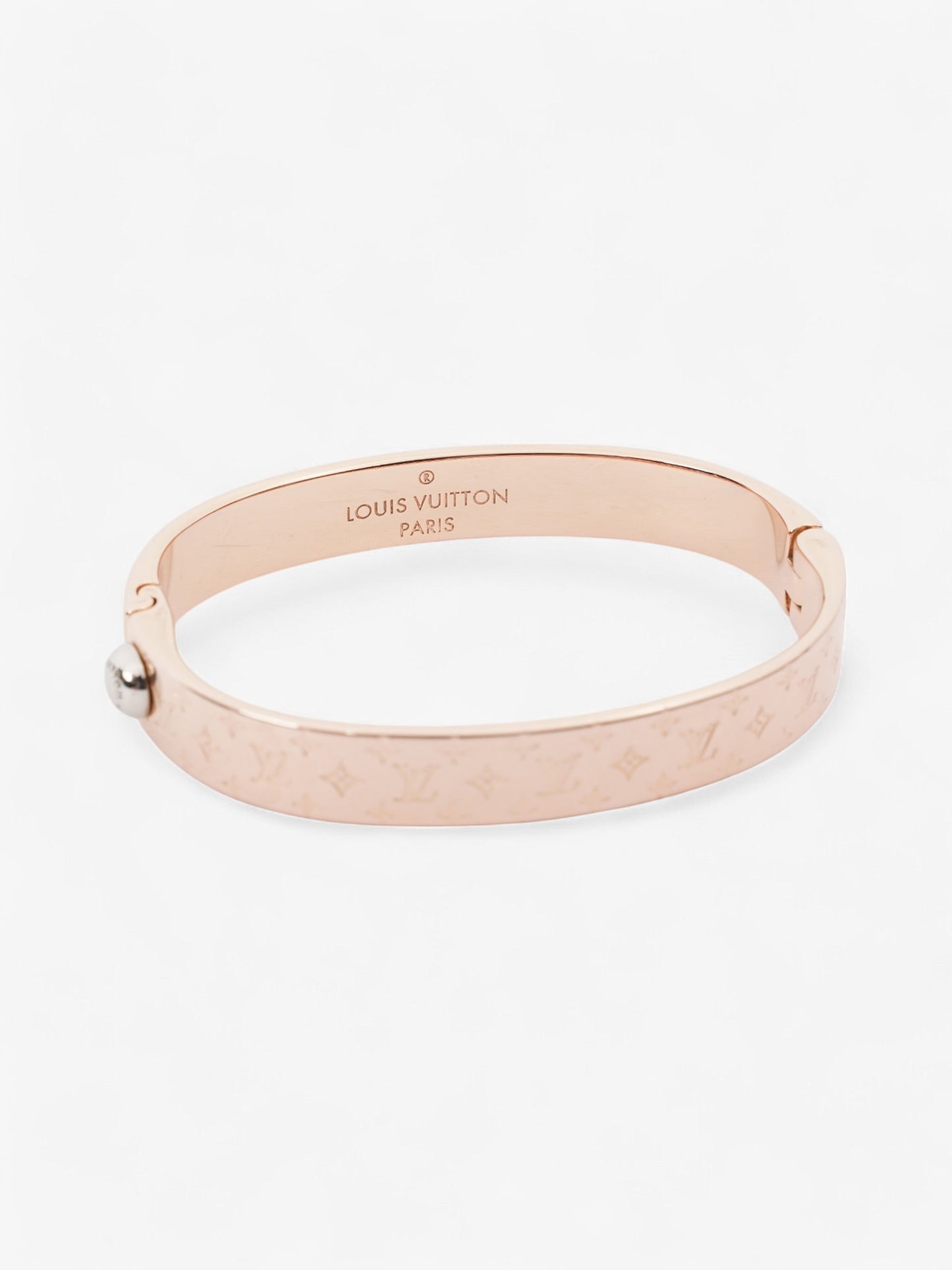 Louis Vuitton Nanogram Bracelet Rose Gold Base Metal S