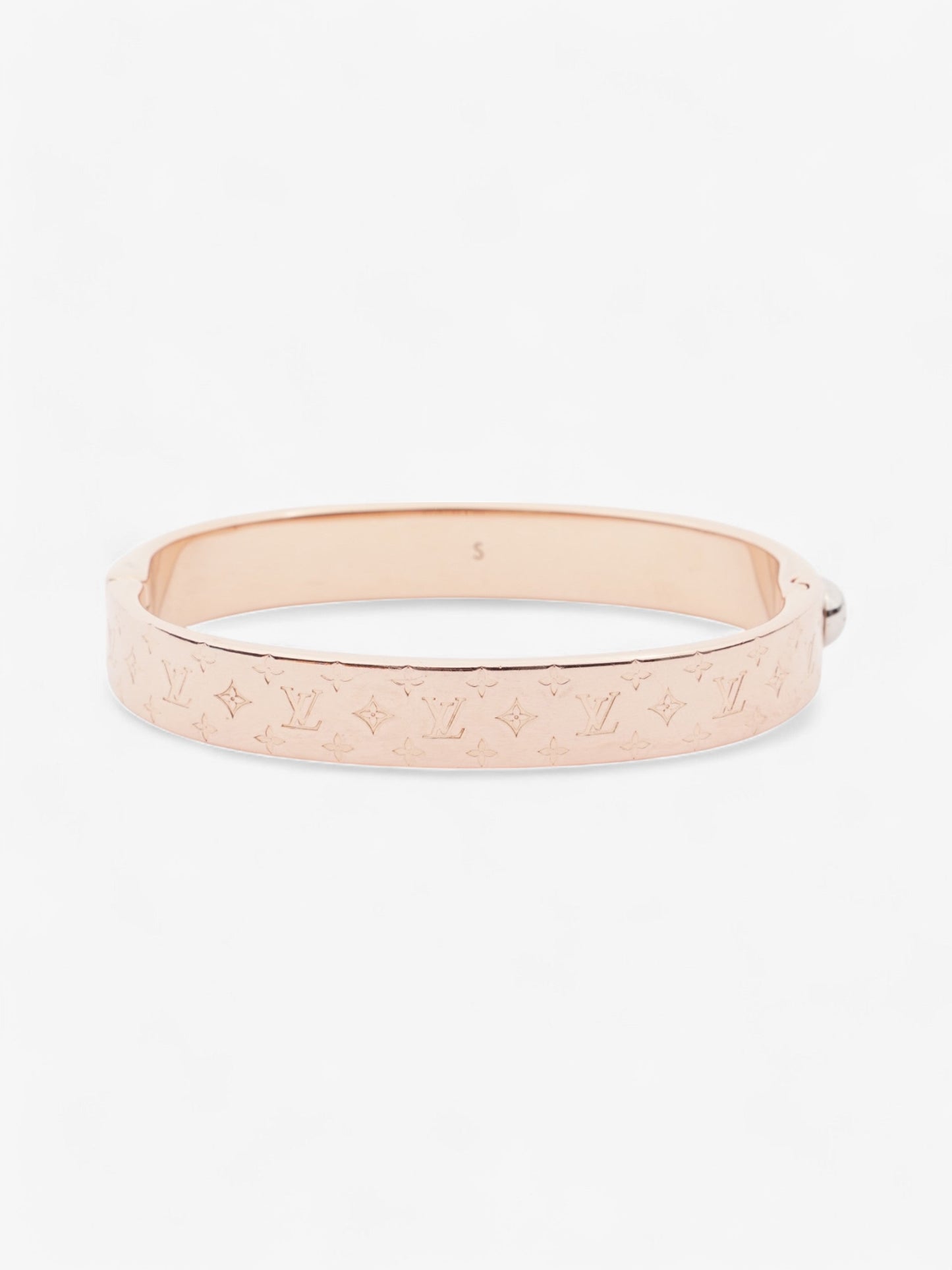 Louis Vuitton Nanogram Bracelet Rose Gold Base Metal S