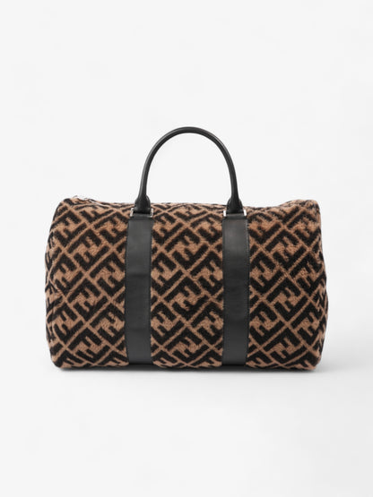 Fendi Forever Fendi Duffle Bag Black / Brown Shearling