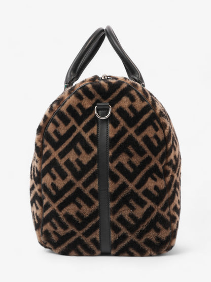 Fendi Forever Fendi Duffle Bag Black / Brown Shearling