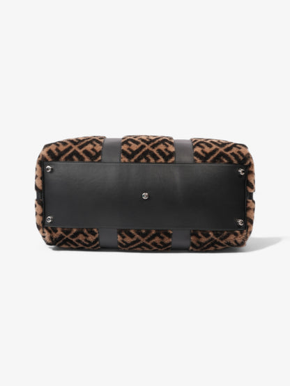 Fendi Forever Fendi Duffle Bag Black / Brown Shearling