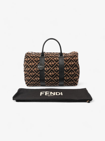Fendi Forever Fendi Duffle Bag Black / Brown Shearling