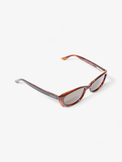 Gucci Vintage Sunglasses Black / Tortoise Acetate 135mm