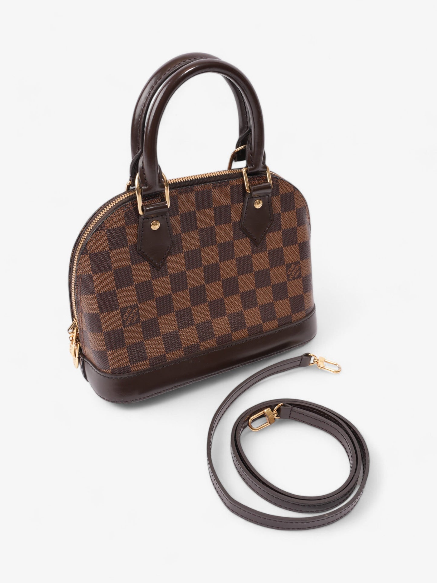 Louis Vuitton Alma Damier Ebene Coated Canvas BB