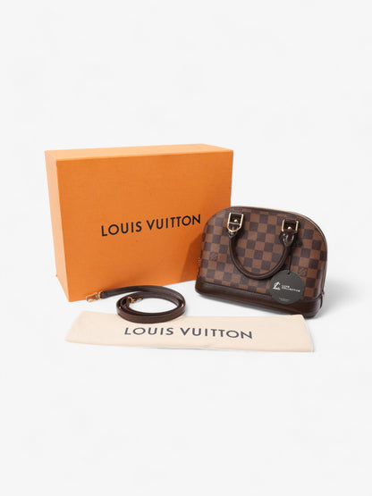 Louis Vuitton Alma Damier Ebene Coated Canvas BB