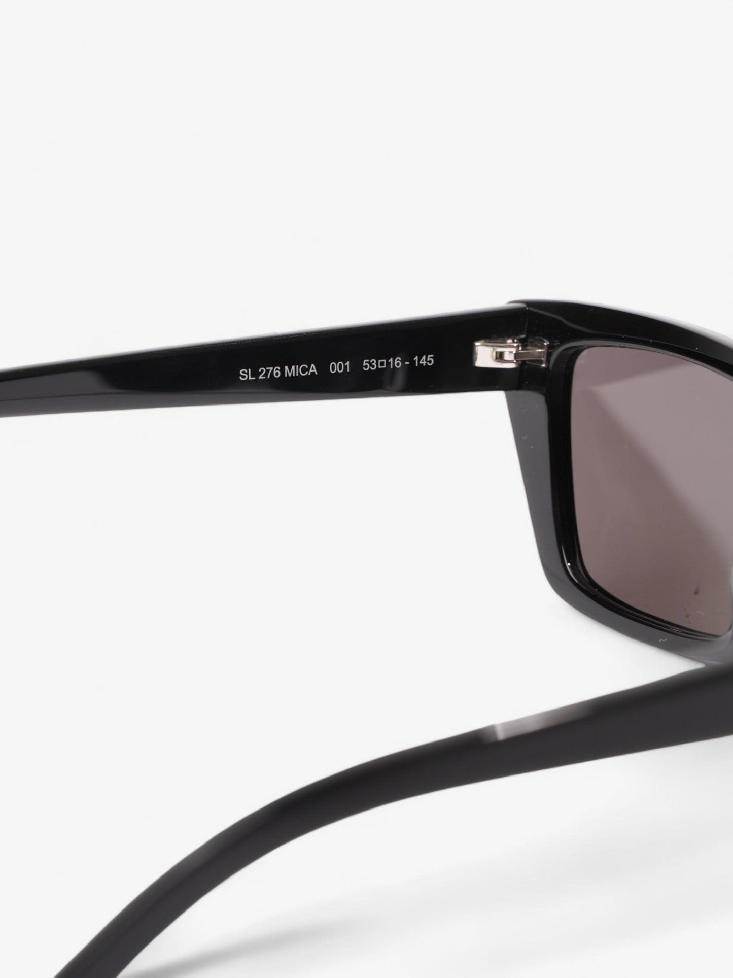 Saint Laurent Mica Sunglasses Black Acetate 145mm