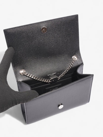 Saint Laurent Kate Black Leather Small