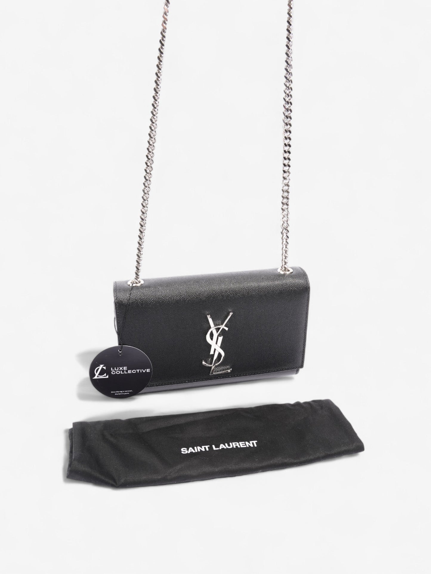 Saint Laurent Kate Black Leather Small