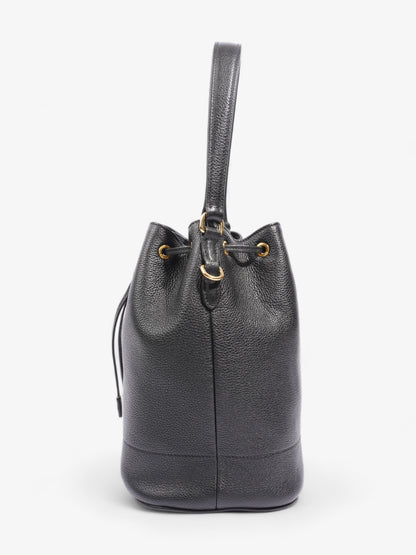 Prada Small Drawstring Black Leather