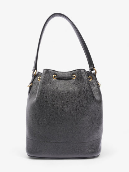 Prada Small Drawstring Black Leather