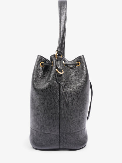 Prada Small Drawstring Black Leather