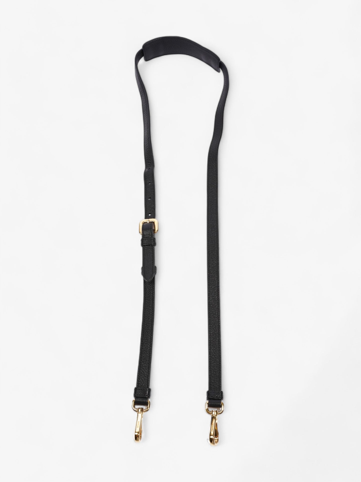 Prada Small Drawstring Black Leather