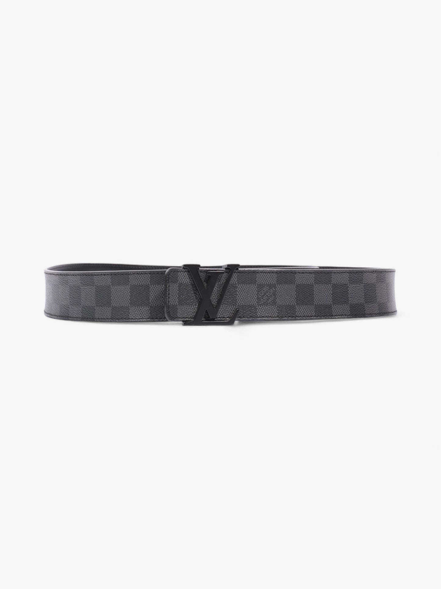 Louis Vuitton LV Initials Belt Damier Graphite Coated Canvas 95cm 38mm