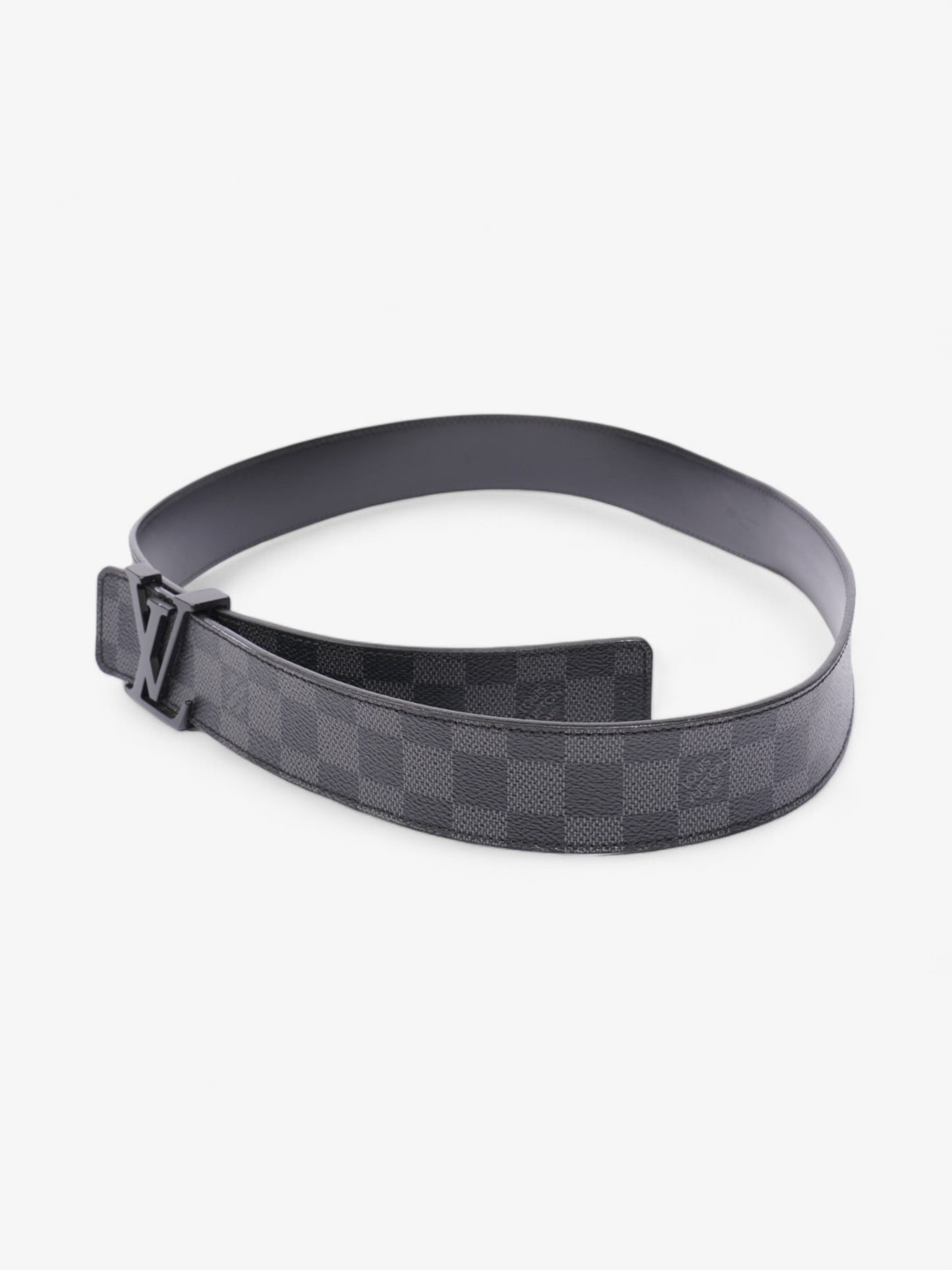Louis Vuitton LV Initials Belt Damier Graphite Coated Canvas 95cm 38mm