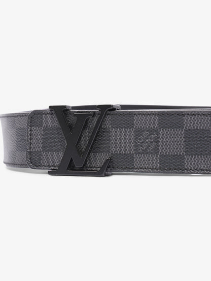 Louis Vuitton LV Initials Belt Damier Graphite Coated Canvas 95cm 38mm