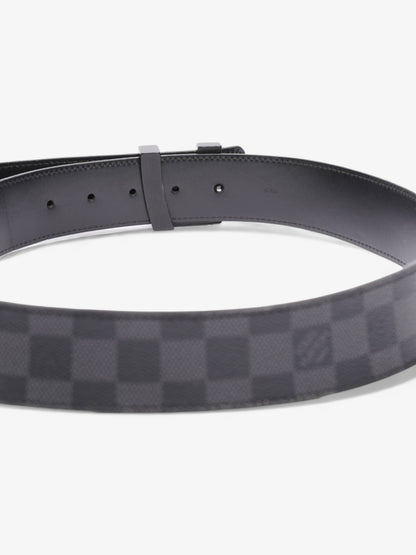Louis Vuitton LV Initials Belt Damier Graphite Coated Canvas 95cm 38mm