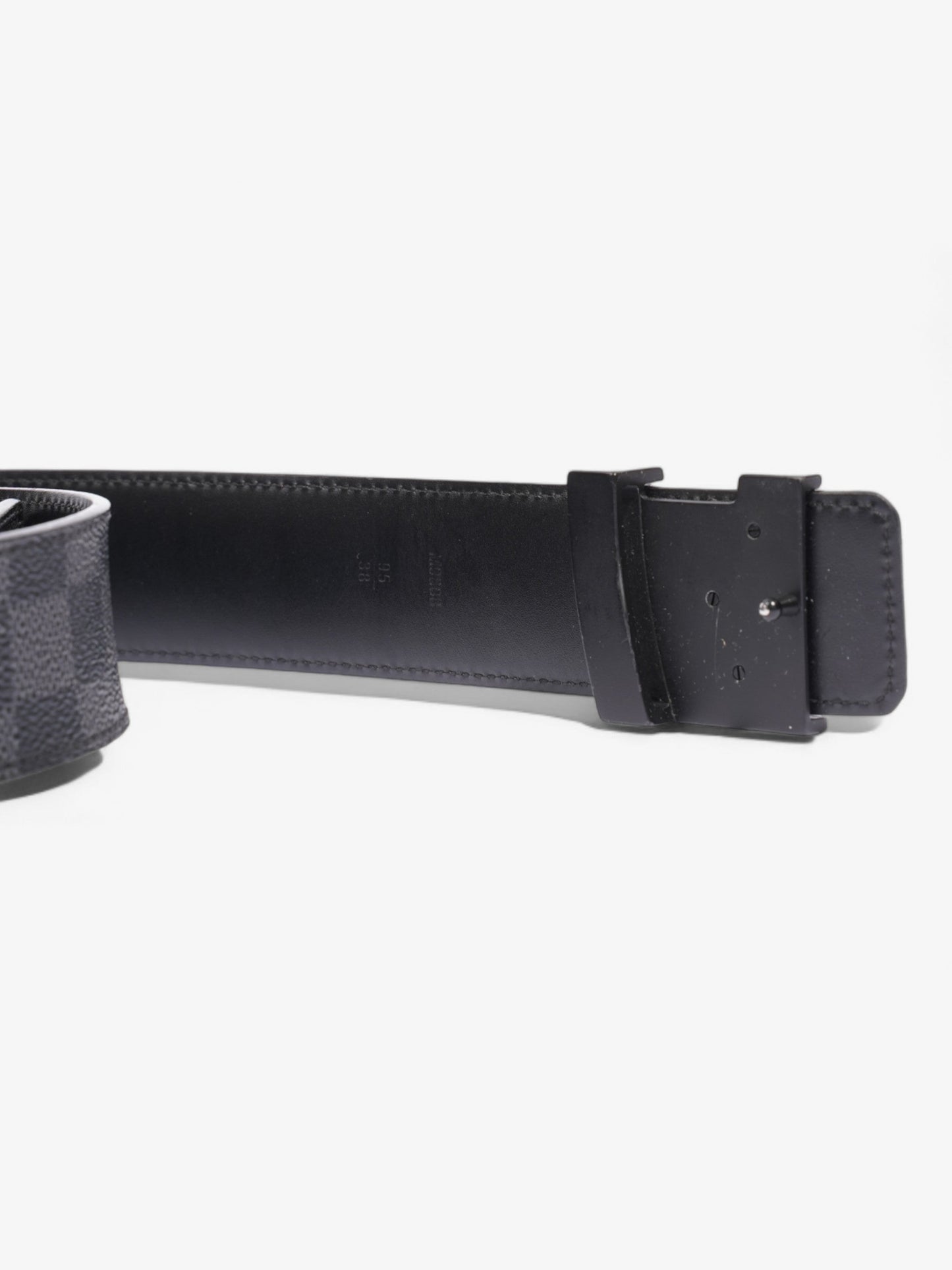 Louis Vuitton LV Initials Belt Damier Graphite Coated Canvas 95cm 38mm