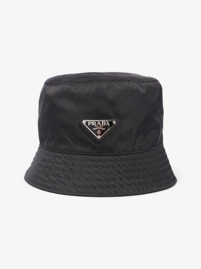 Prada Logo Bucket Hat Black Re Nylon Small