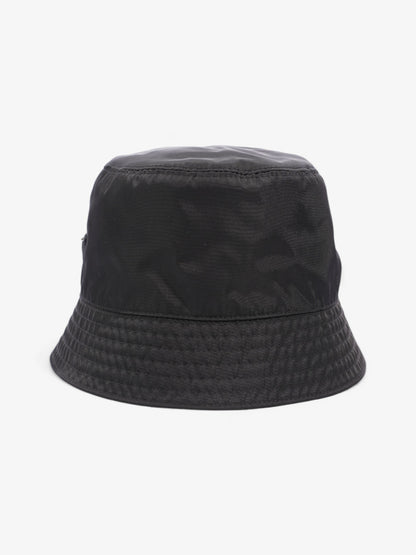 Prada Logo Bucket Hat Black Re Nylon Small