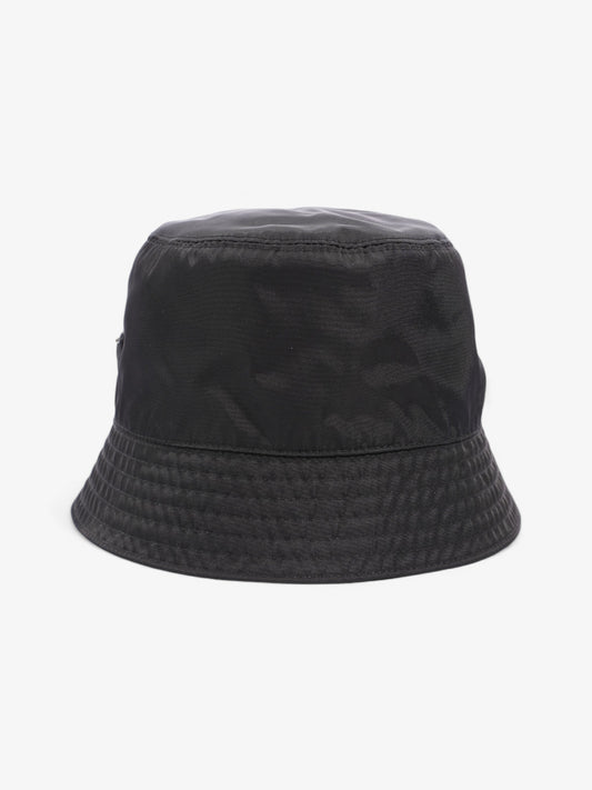 Prada Logo Bucket Hat Black Re Nylon Small