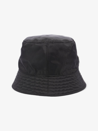 Prada Logo Bucket Hat Black Re Nylon Small