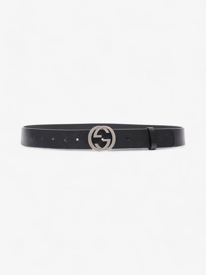 Gucci Interlocking G Belt Black Leather 105cm / 42"