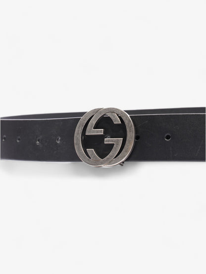 Gucci Interlocking G Belt Black Leather 105cm / 42"