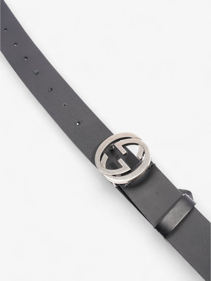 Gucci Interlocking G Belt Black Leather 105cm / 42"