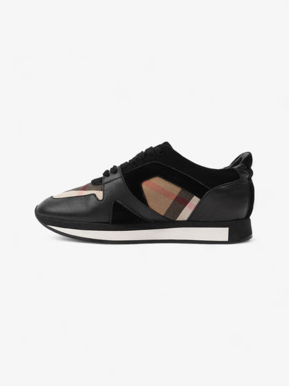 Burberry Super Nova Sneakers Black / Nova Check Suede EU 38.5 UK 5.5