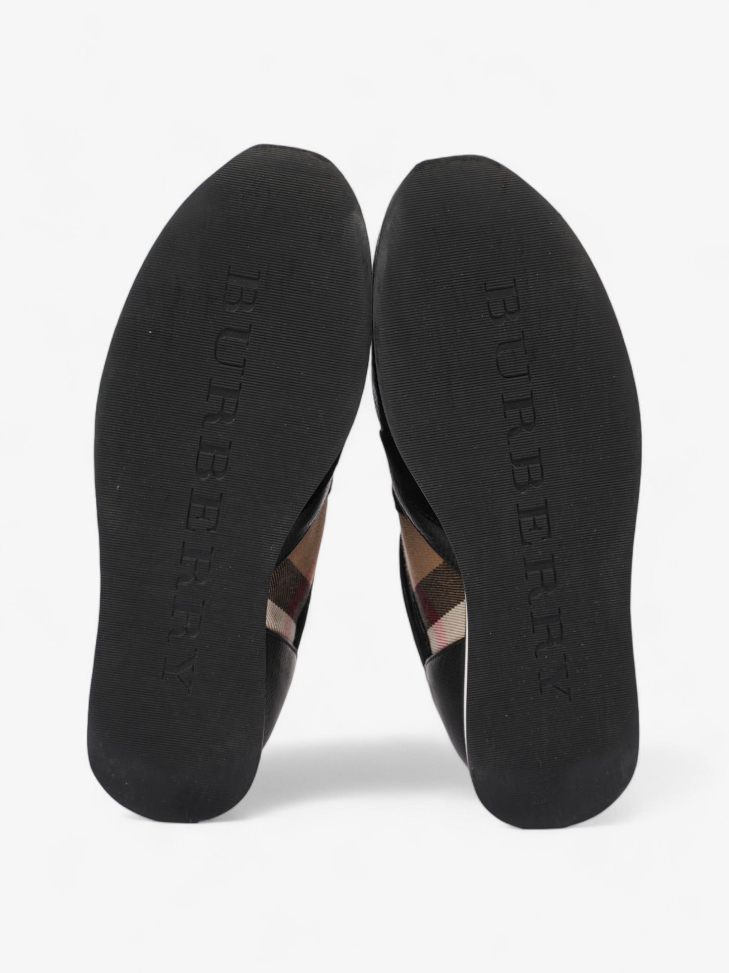 Burberry Super Nova Sneakers Black / Nova Check Suede EU 38.5 UK 5.5