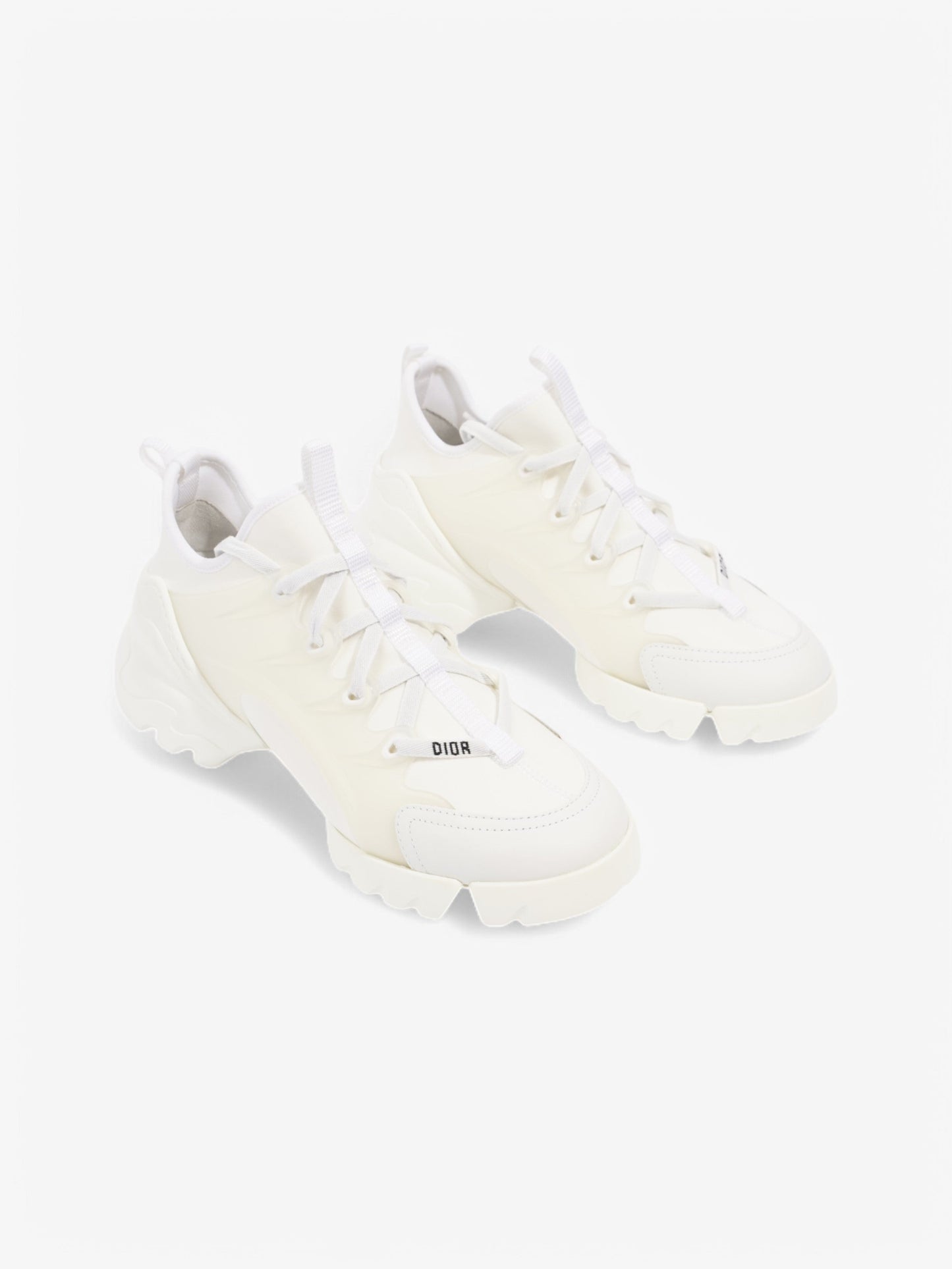 Christian Dior D-Connect Sneakers White  Neoprene EU 37 UK 4