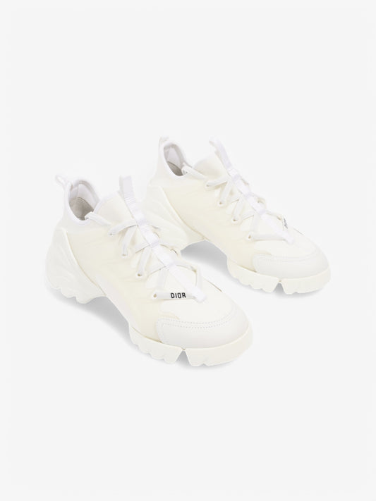 Christian Dior D-Connect Sneakers White  Neoprene EU 37 UK 4