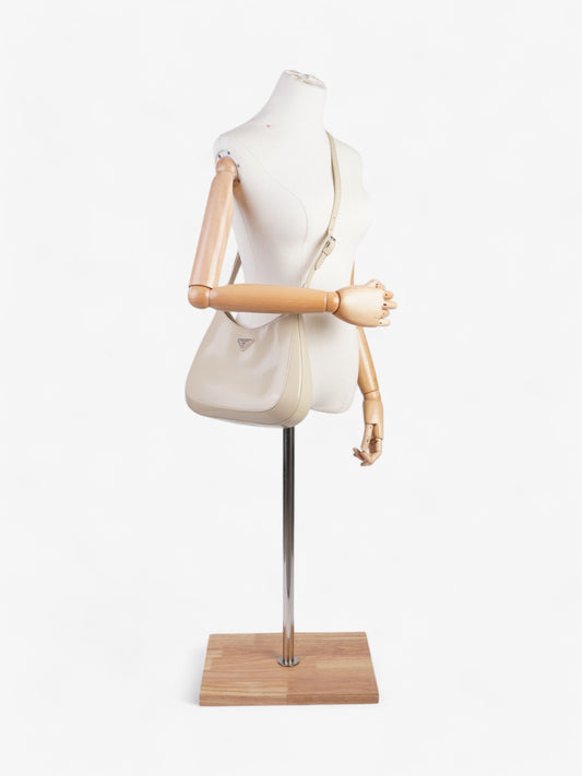 Prada Cleo Beige Patent Leather