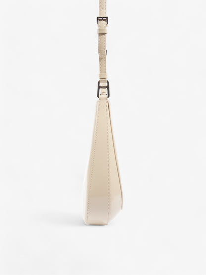 Prada Cleo Beige Patent Leather