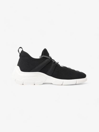 Prada XY Logo Sock Sneakers Black / White Knit EU 37 UK 4