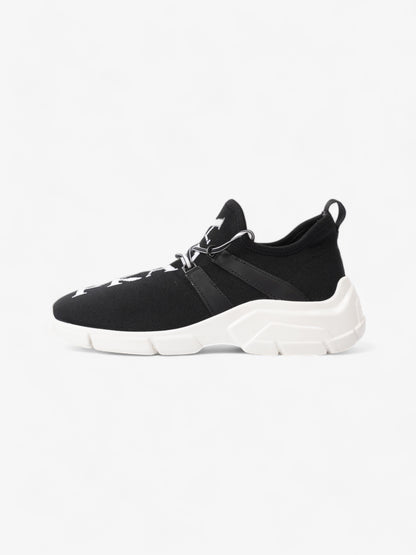 Prada XY Logo Sock Sneakers Black / White Knit EU 37 UK 4