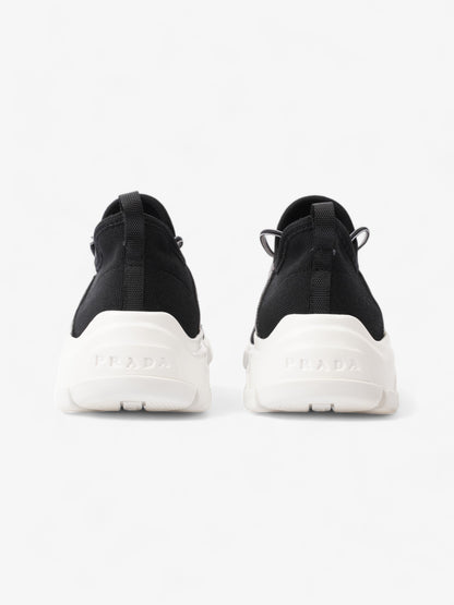 Prada XY Logo Sock Sneakers Black / White Knit EU 37 UK 4