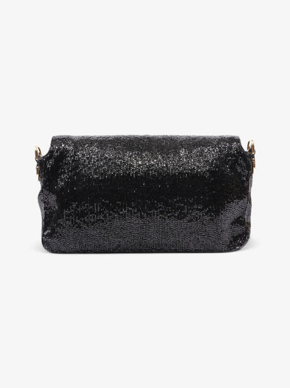 Fendi Beaded Baguette Black Sequin
