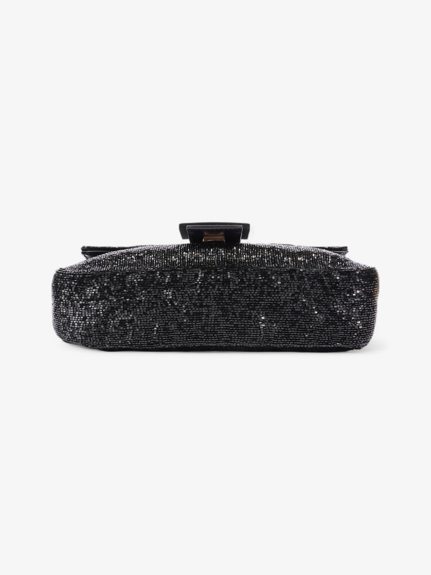 Fendi Beaded Baguette Black Sequin